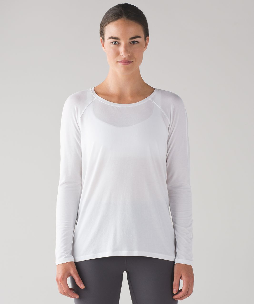 Lululemon Emerald Long Sleeve - White (First Release)