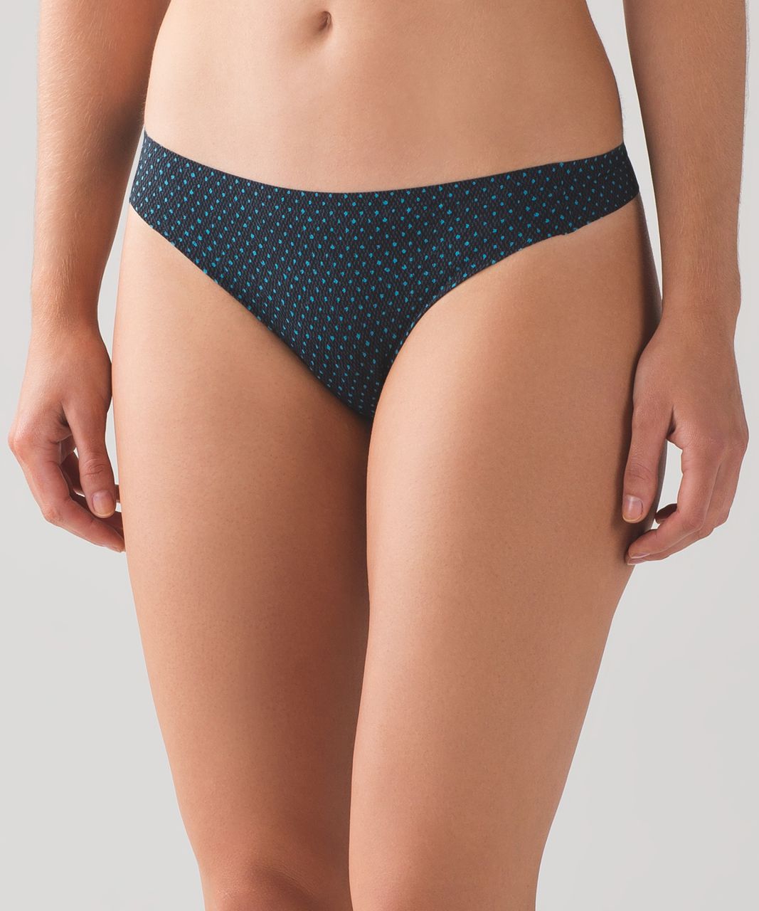 Lululemon Namastay Put Thong II - Mini Dedication Dot Indian Ocean Astro Blue