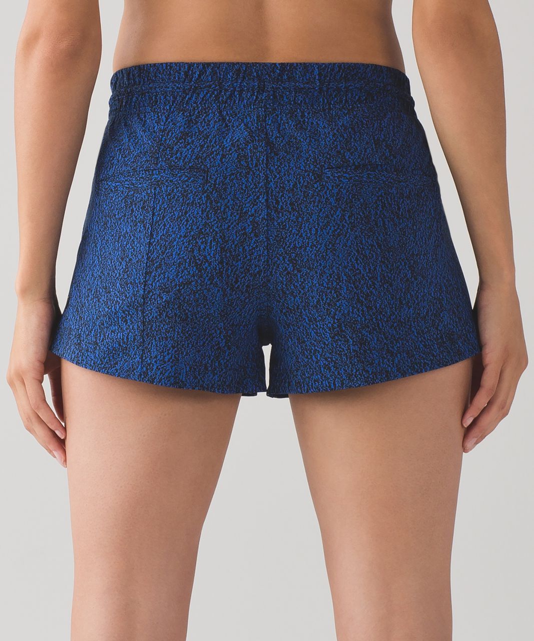 Lululemon Breakaway Short (3") - Circuit Cerulean Blue Black / Black