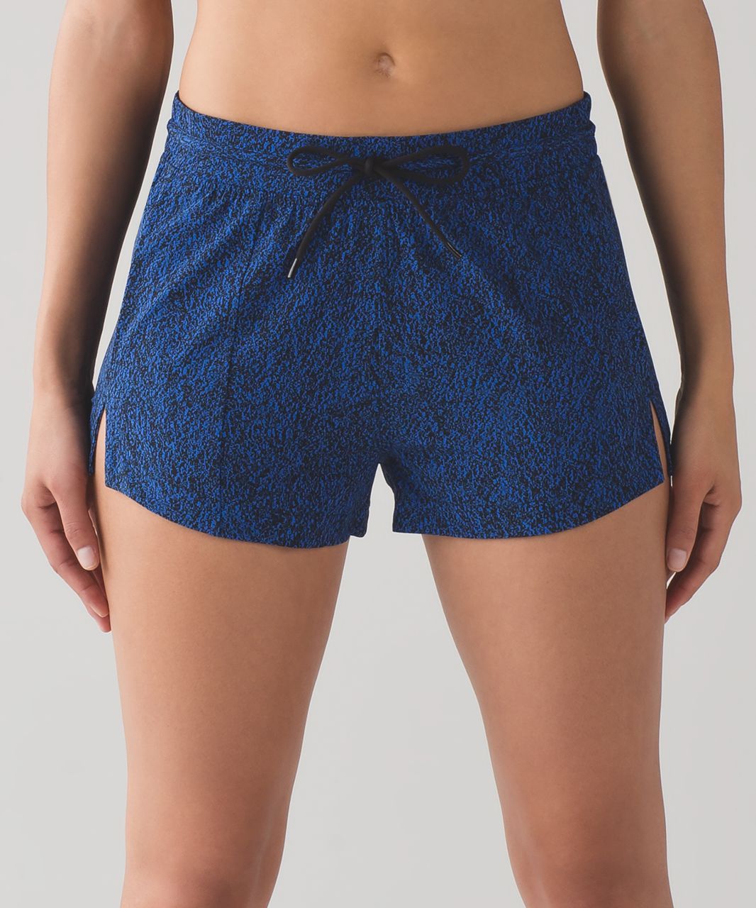 Lululemon Breakaway Short (3) - Circuit Cerulean Blue Black / Black - lulu  fanatics