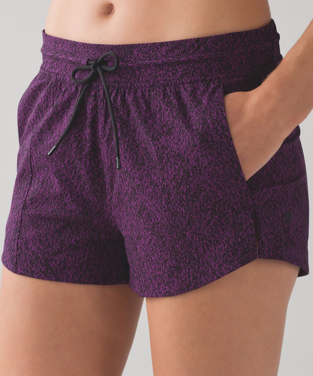 Lululemon Breakaway Short (3") - Circuit Aurora Black / Black