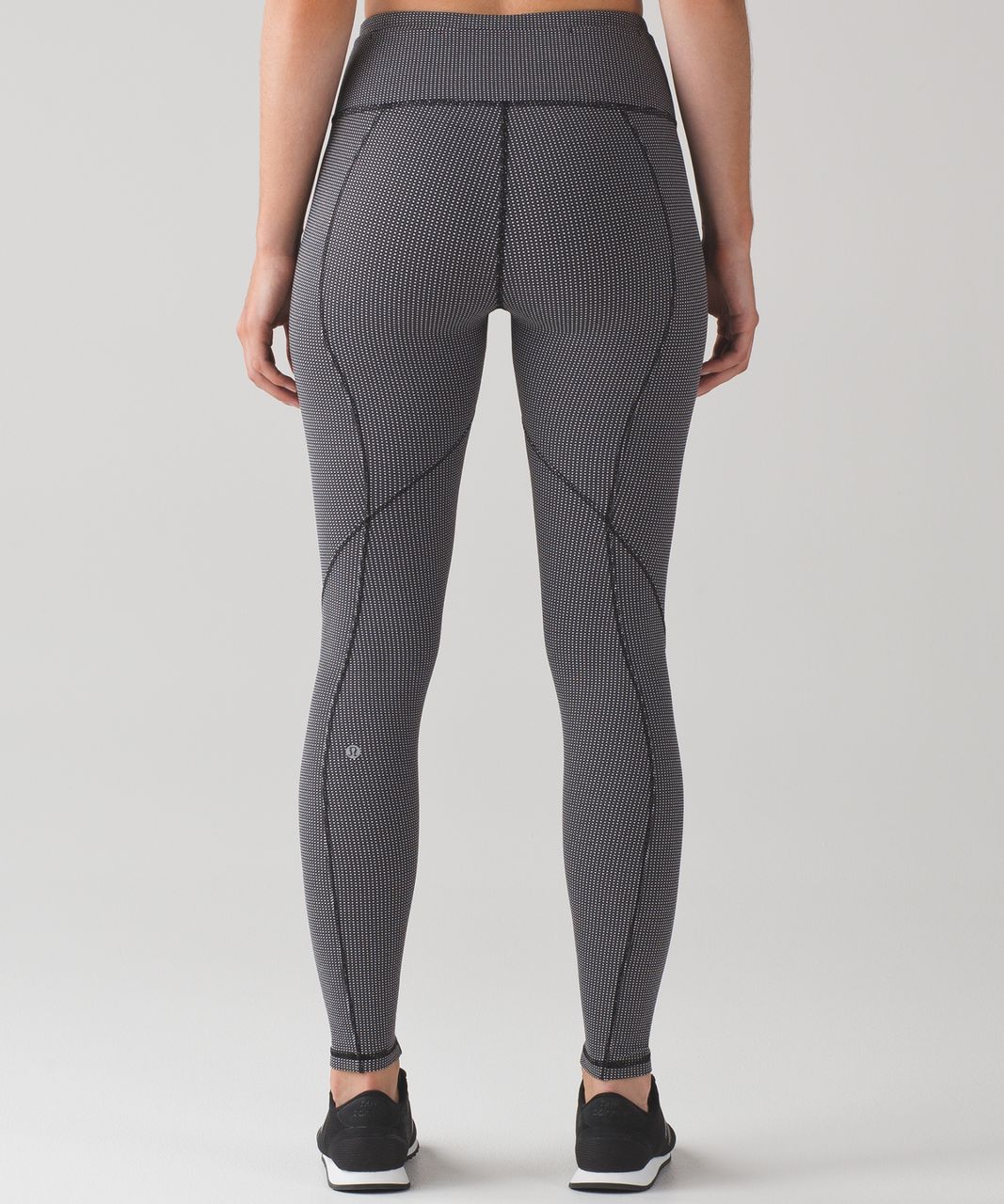 Lululemon Run It Out Tight - Power Luxtreme Tiny Geo Black White