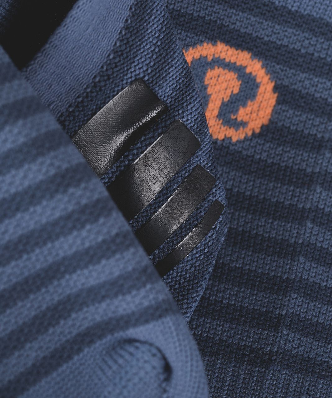 Lululemon Secret Sock - Blue Denim / Astro Blue / Filtered Orange