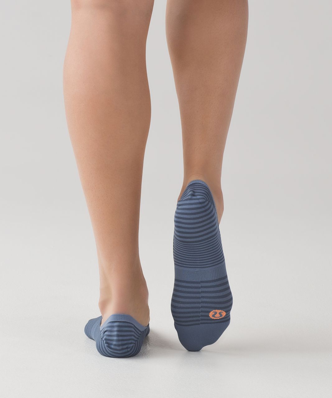 Lululemon Secret Sock - Blue Denim / Astro Blue / Filtered Orange