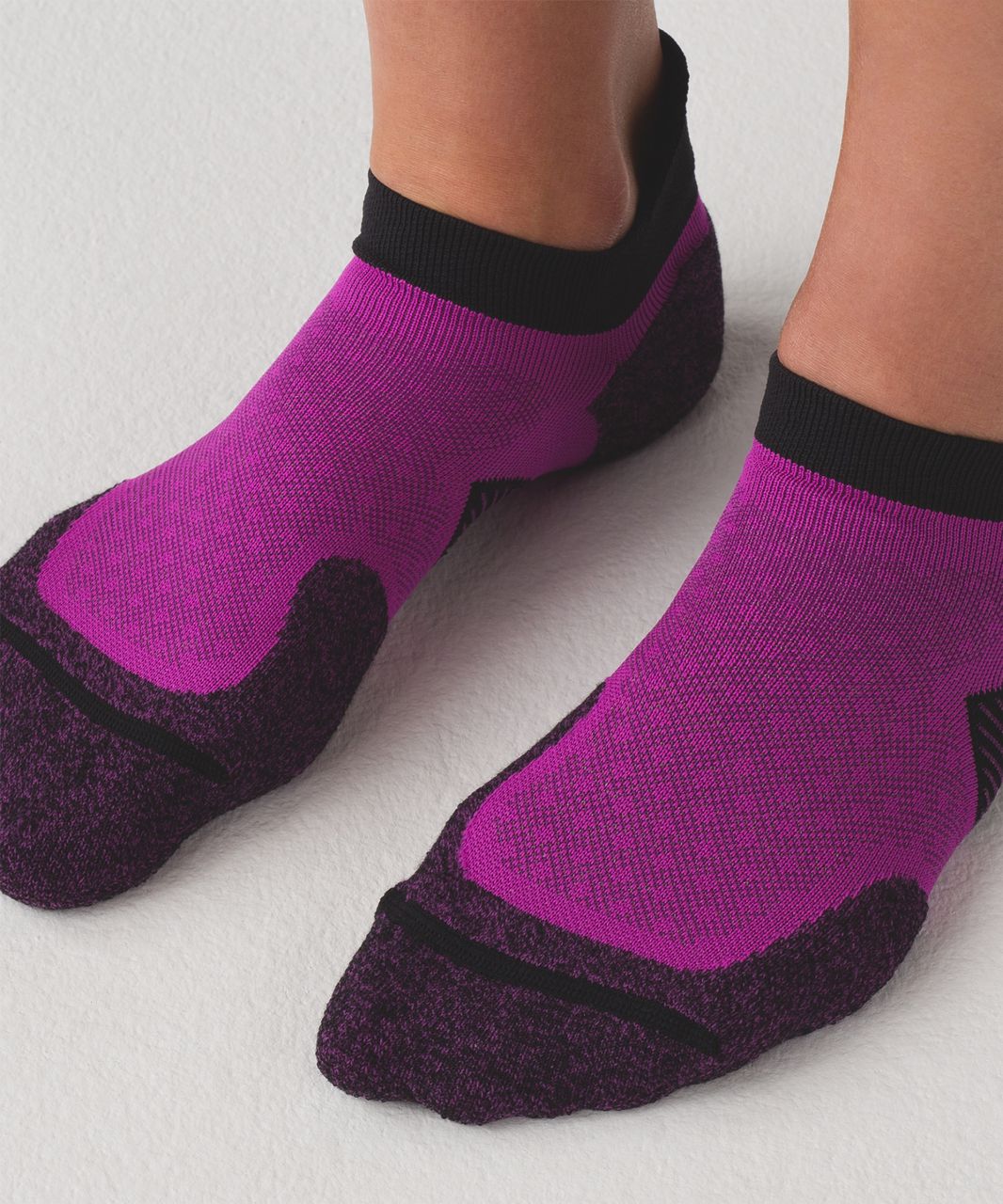 Lululemon Speed Sock (Silver) - Polar Pink / Aurora / Black