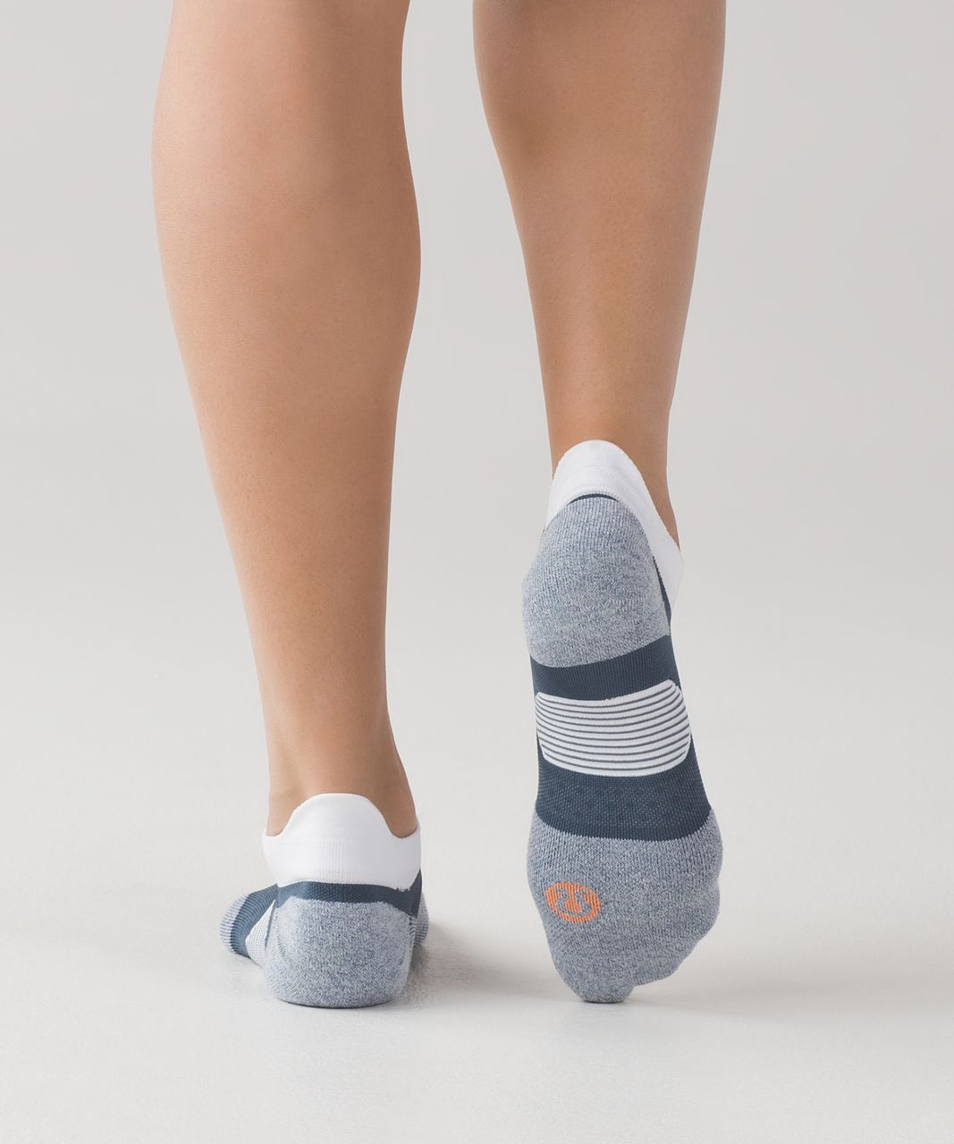 Lululemon Speed Sock (Silver) - Blue Denim / Astro Blue / White