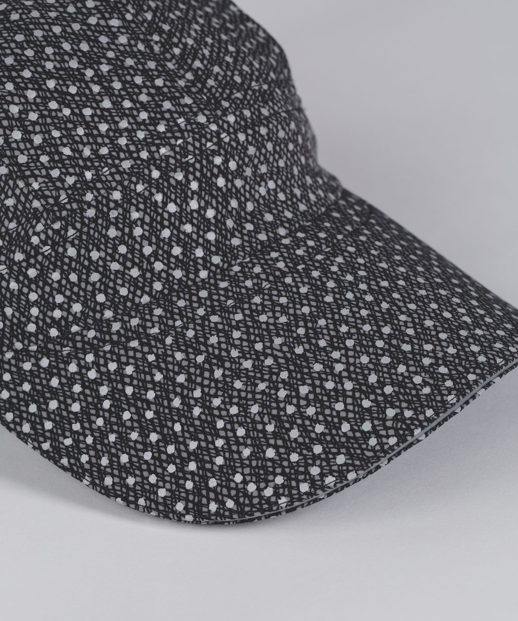 Lululemon Run With The Sun Crop (Reflective) - Black / Reflective Polka Dot  Silver - lulu fanatics