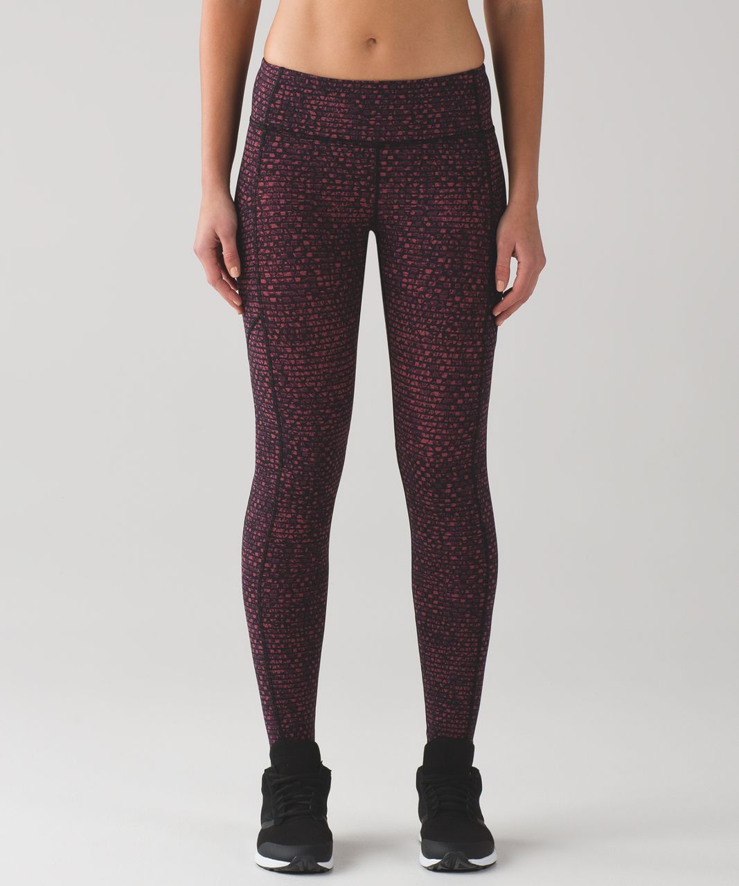 Lululemon Speed Tight V - Shatter Weave Dust Coral Plum - lulu