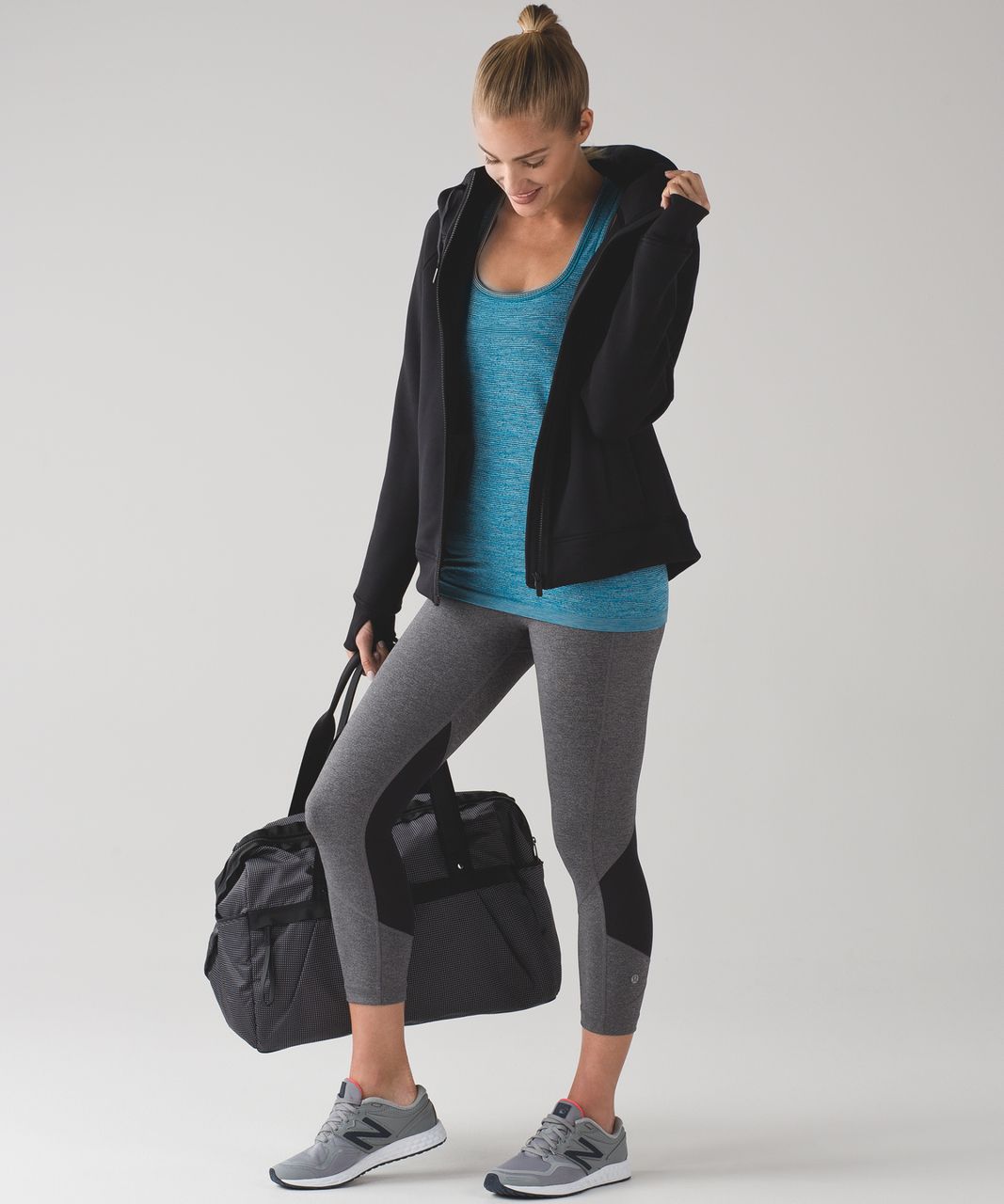 Lululemon Swiftly Tech Racerback - Indian Ocean / Black