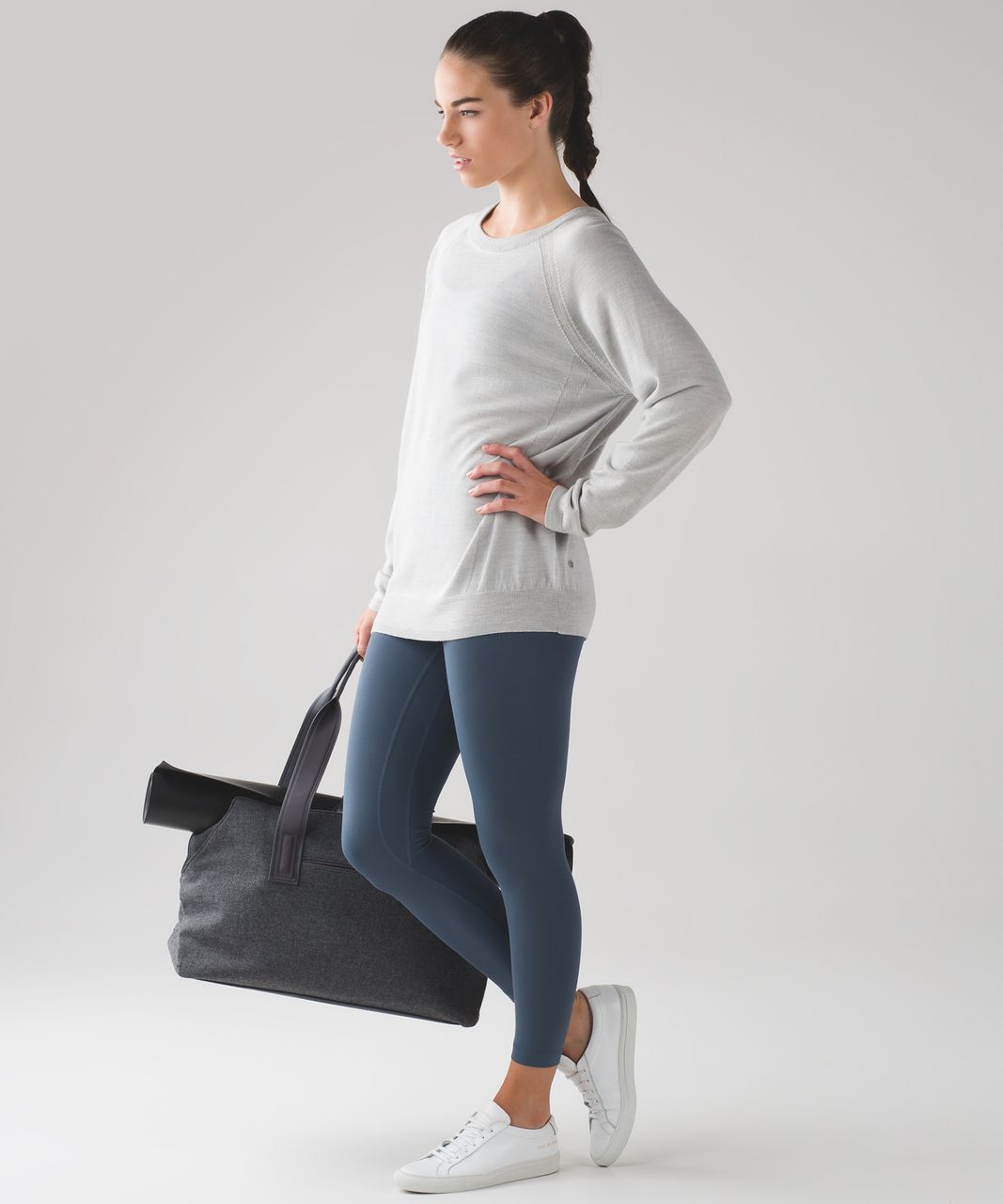 Lululemon Rising Salutation Sweater - Heathered Vapor