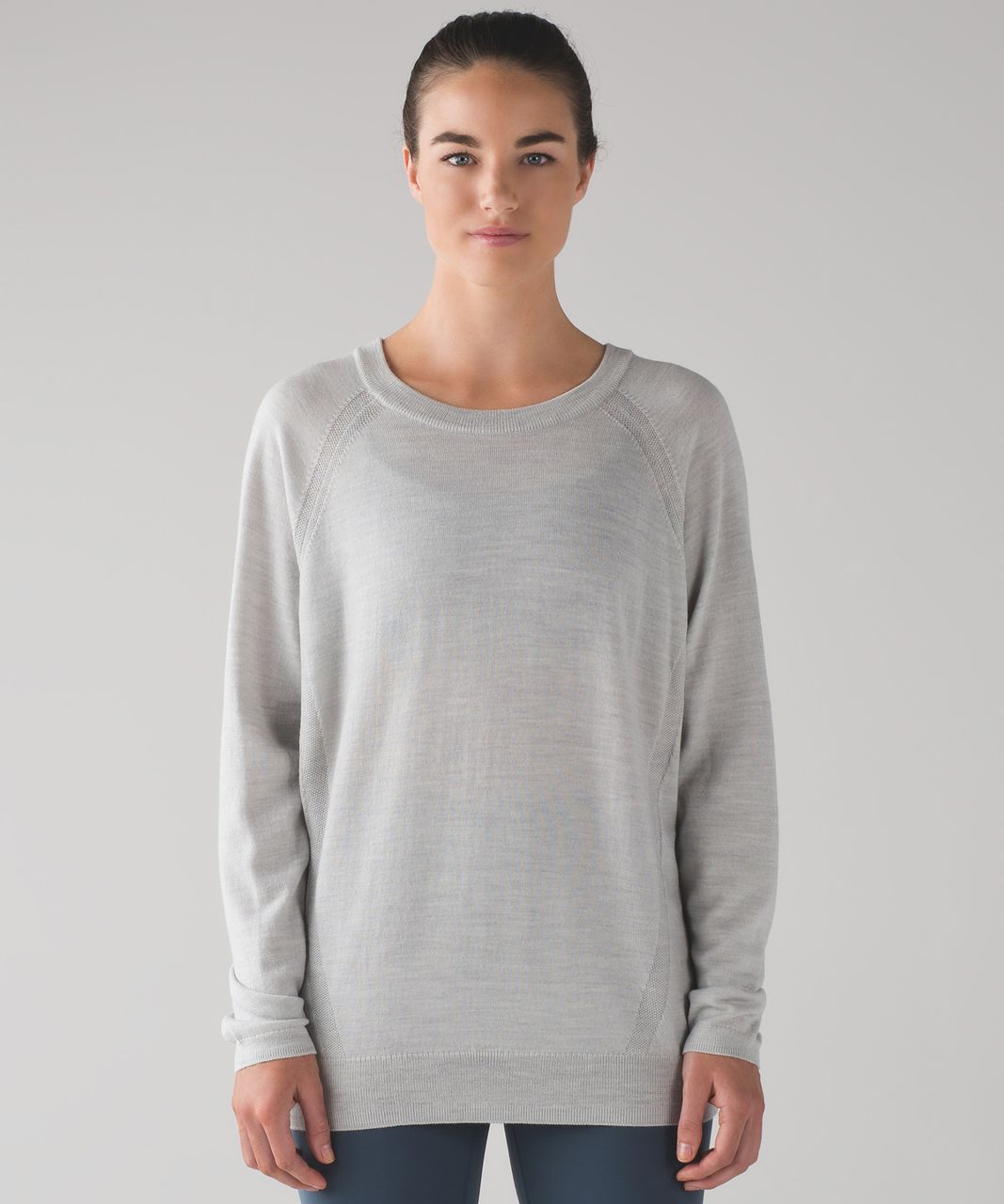 Lululemon Rising Salutation Sweater - Heathered Vapor - lulu fanatics