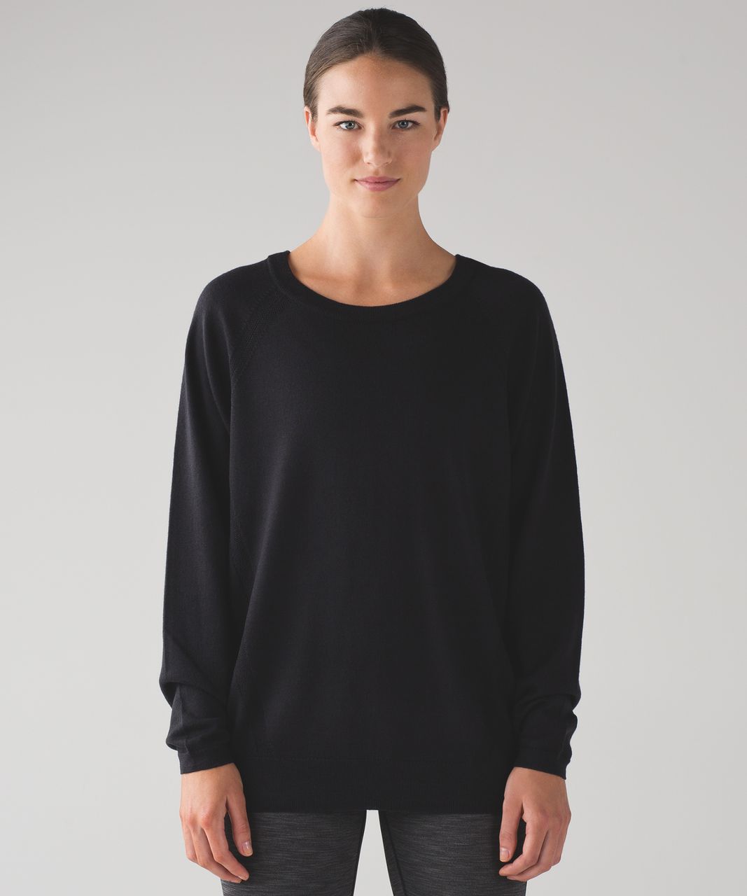 Lululemon Well Being Sweater Black Lulu Fanatics