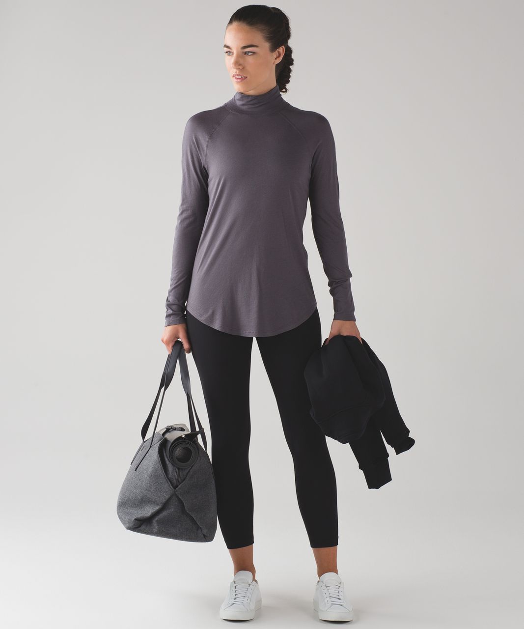 Lululemon Locarno Turtleneck - Dark Carbon