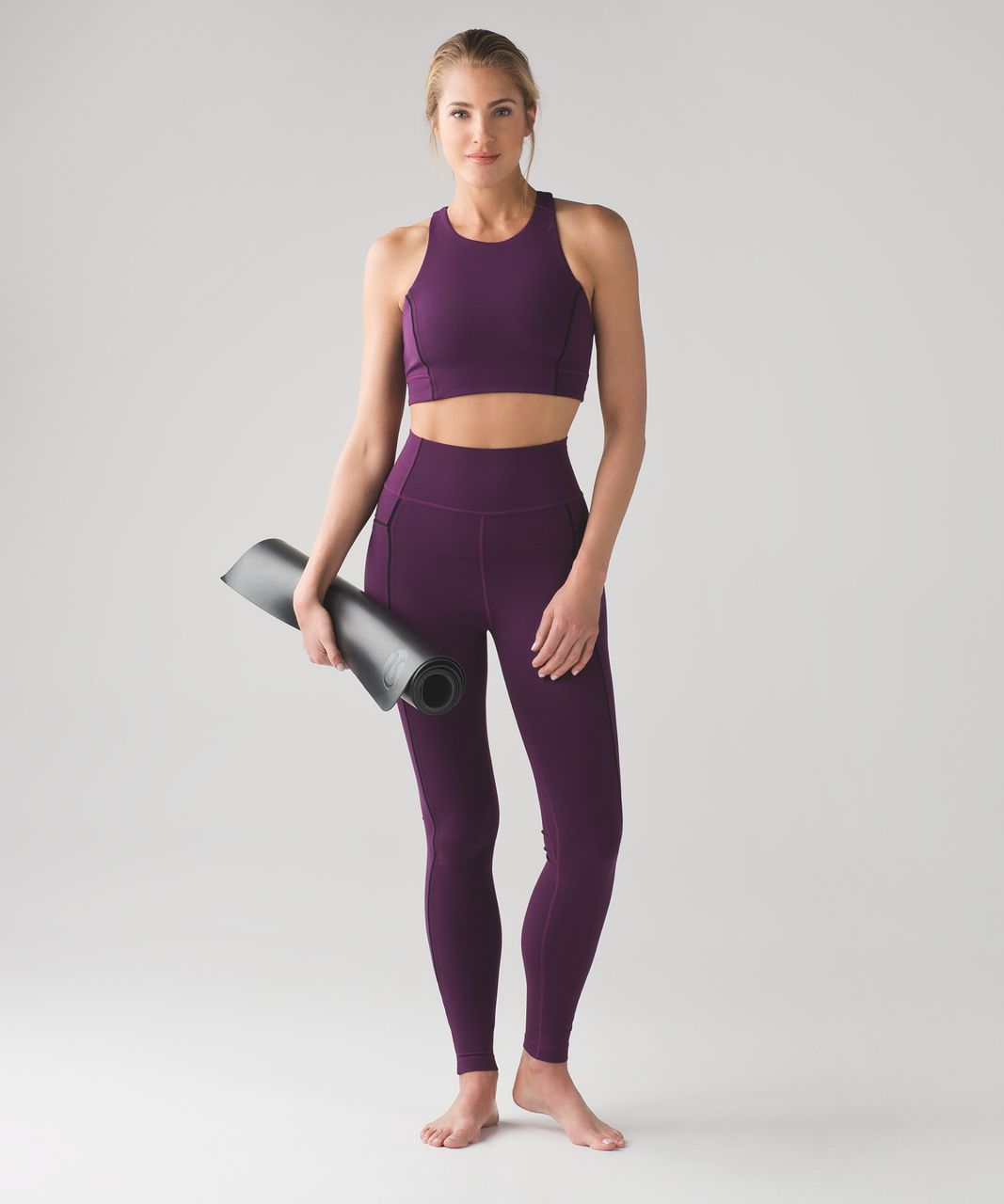 Lululemon Like Nothing 7/8 Tight - Darkest Magenta - lulu fanatics