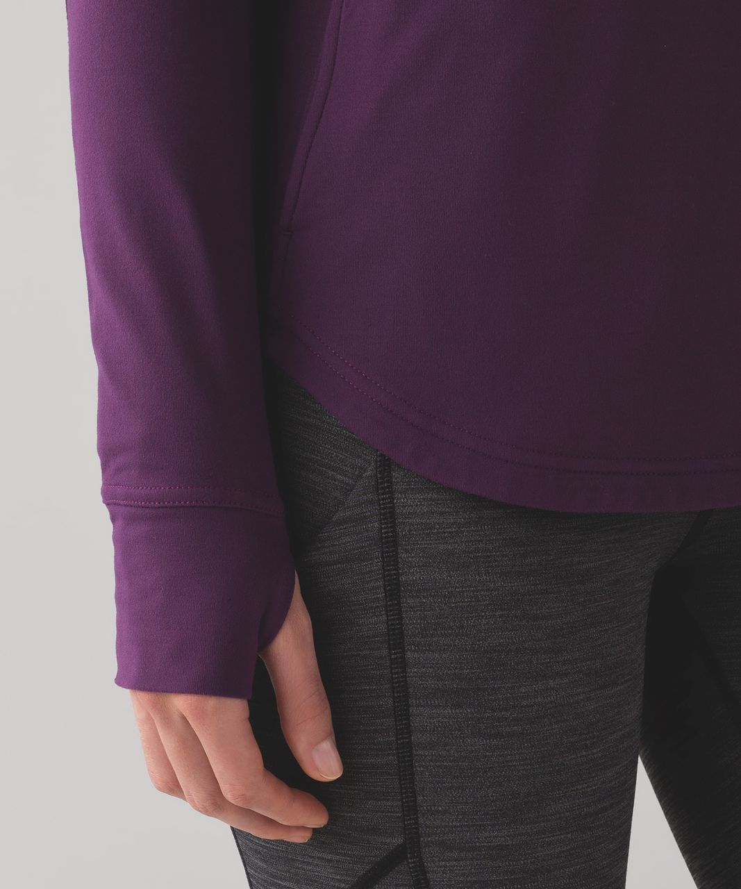 Lululemon Pick Up The Pace Long Sleeve - Darkest Magenta