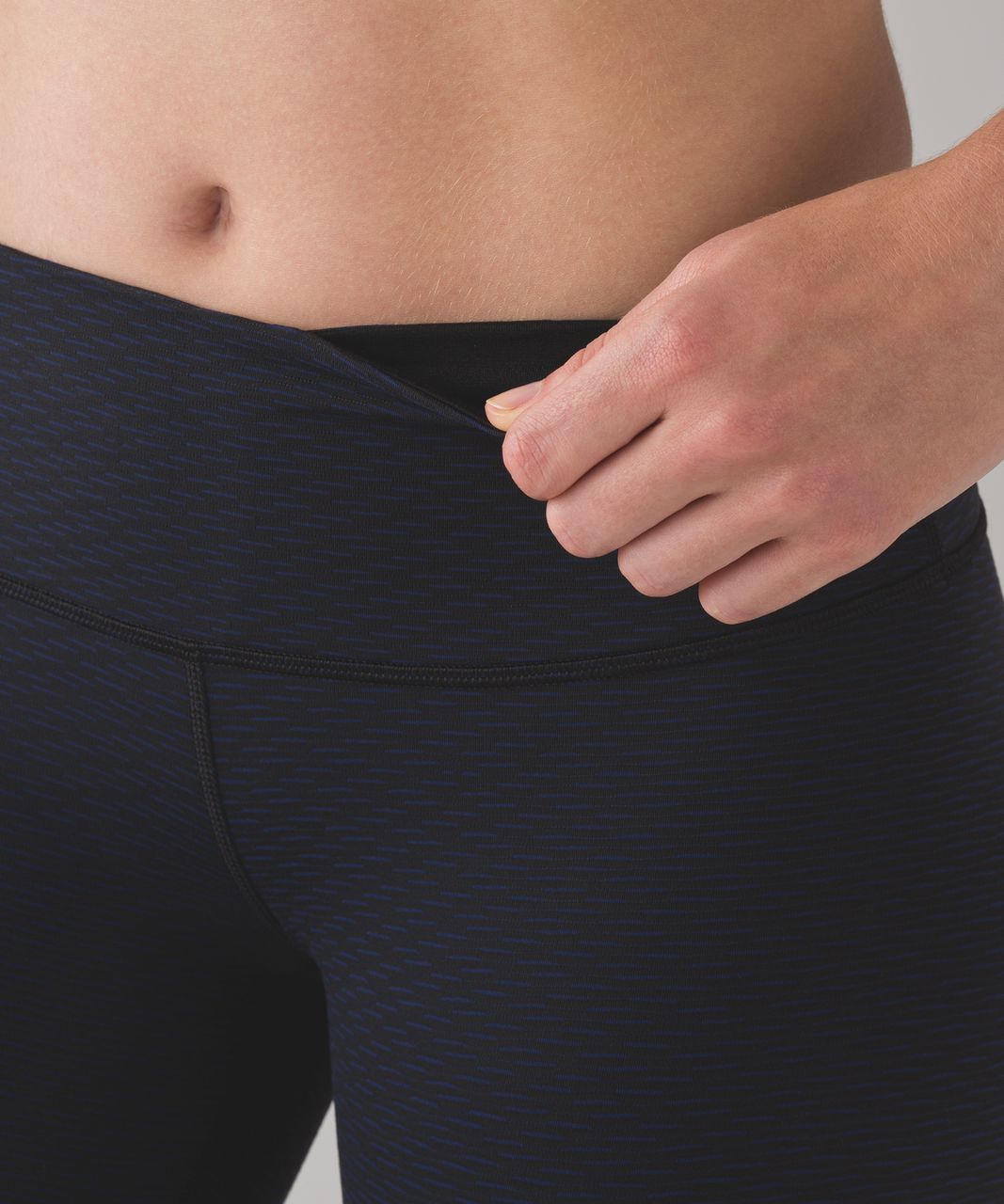 Lululemon Wunder Under Pant III (Luxtreme) - Score Jacquard Black Hero Blue