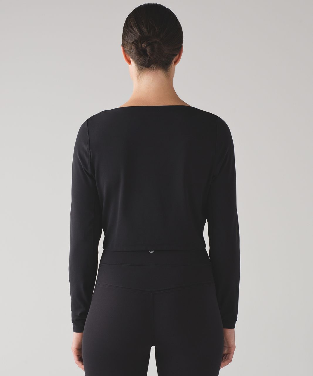 Lululemon Simply Bare Cropped Long Sleeve - Black