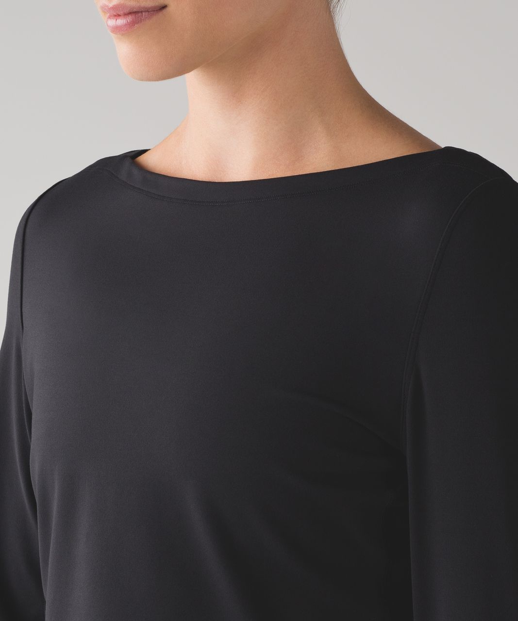 Lululemon Simply Bare Cropped Long Sleeve - Black