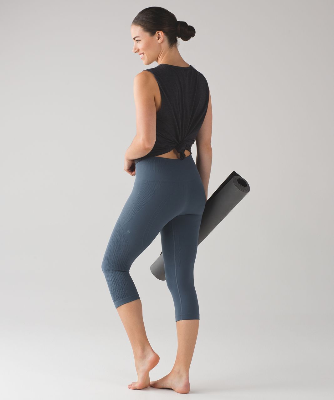 Lululemon Flow & Go Crop (19") - Astro Blue