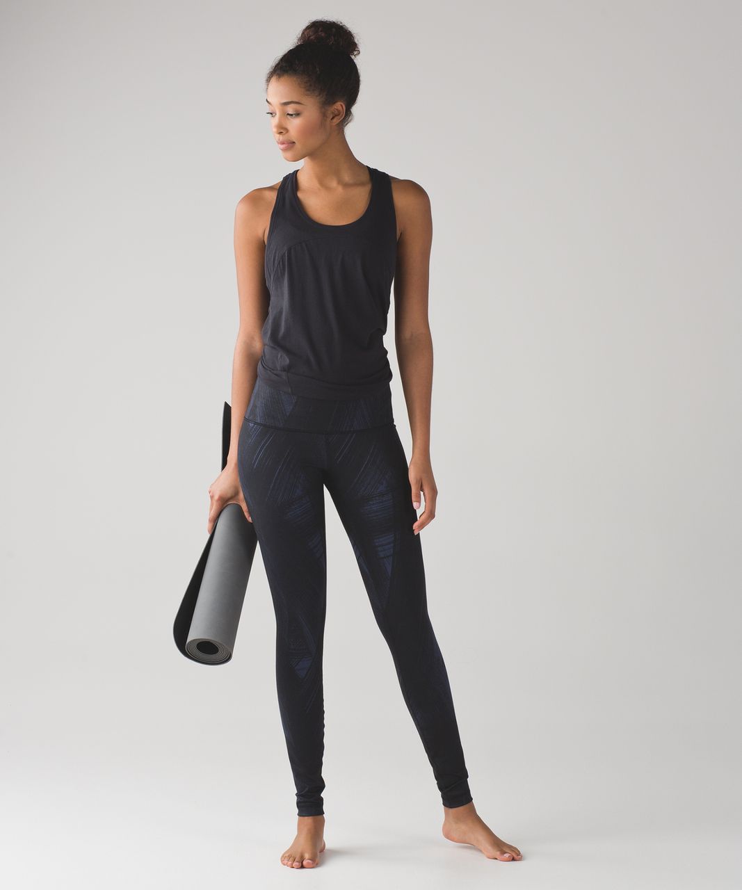 Lululemon Wunder Under Pant (Hi-Rise) (Ombre) - Ombre Black - lulu fanatics