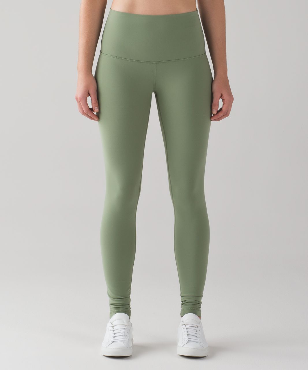 Lululemon Wunder Under Pant (Hi-Rise) (Full-On Luon) - Desert Olive - lulu  fanatics