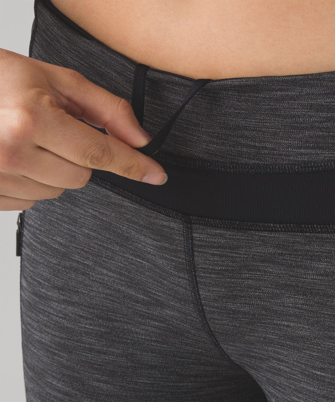 Lululemon Inspire Tight II - Heathered Black / Heathered Black