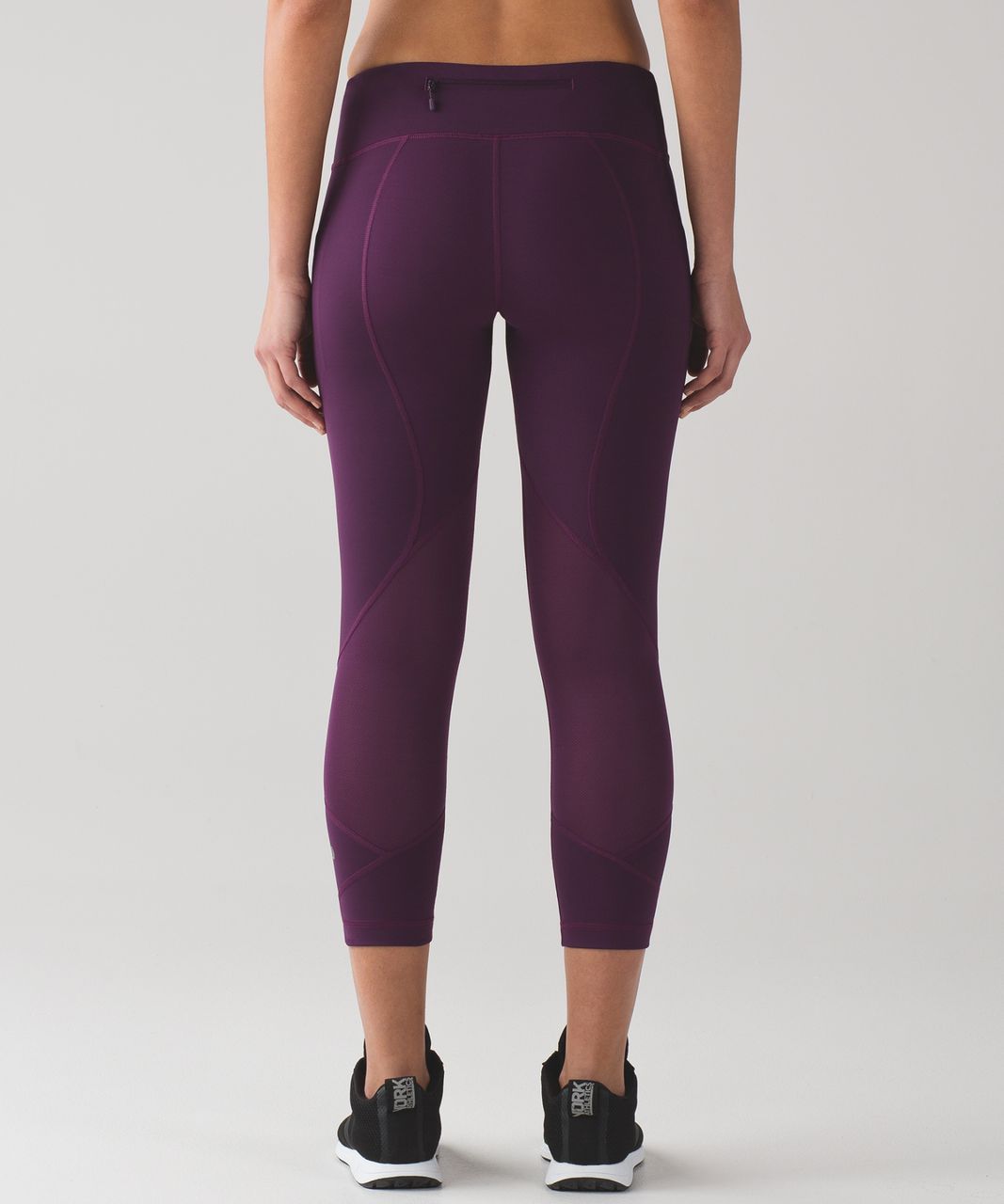 Lululemon Pace Rival Crop (22) - Darkest Magenta - lulu fanatics