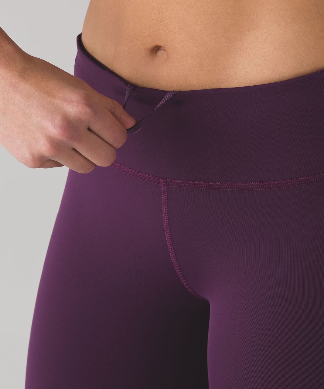 Lululemon Pace Rival Crop (22") - Darkest Magenta