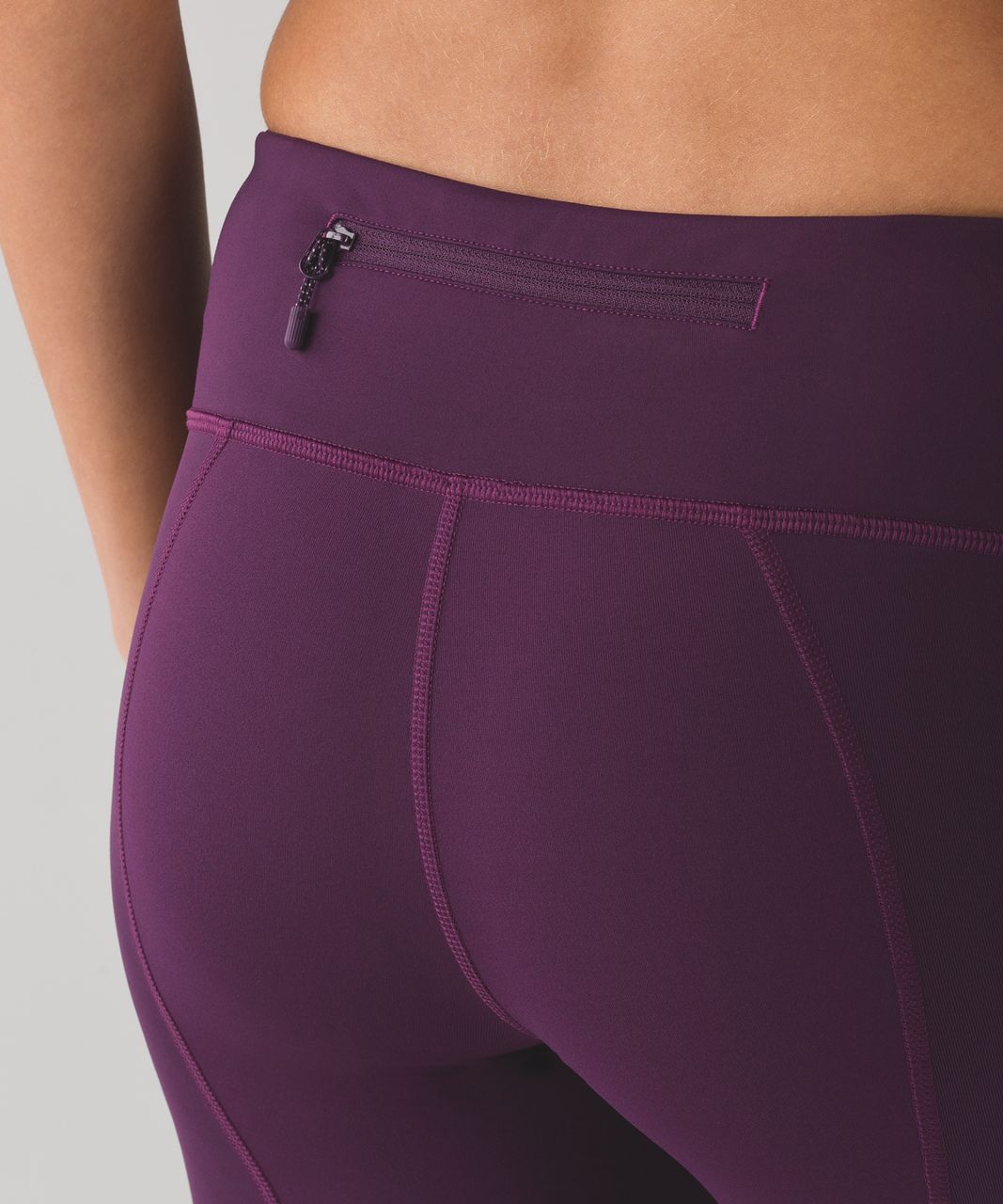 Lululemon Pace Rival Crop (22") - Darkest Magenta