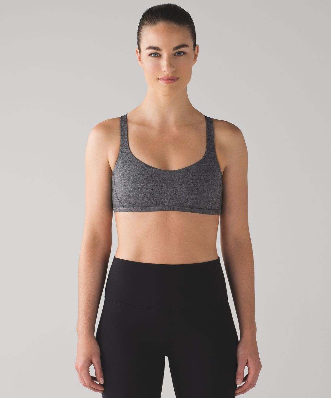 Lululemon Free To Be Zen Bra - Heathered Black