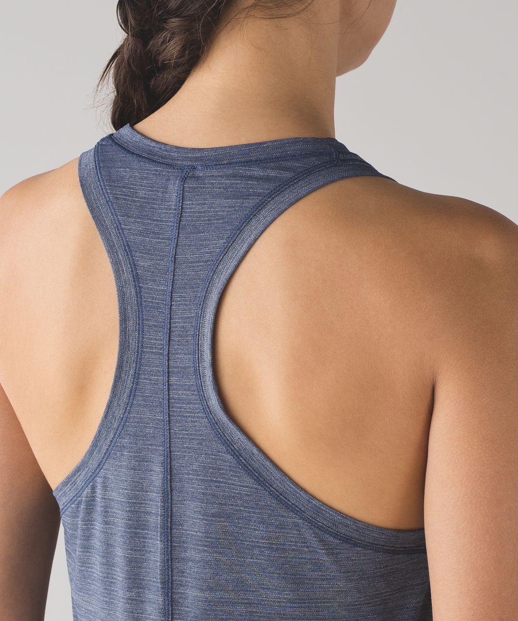 Lululemon Hot Like Agni Singlet - Heathered Astro Blue