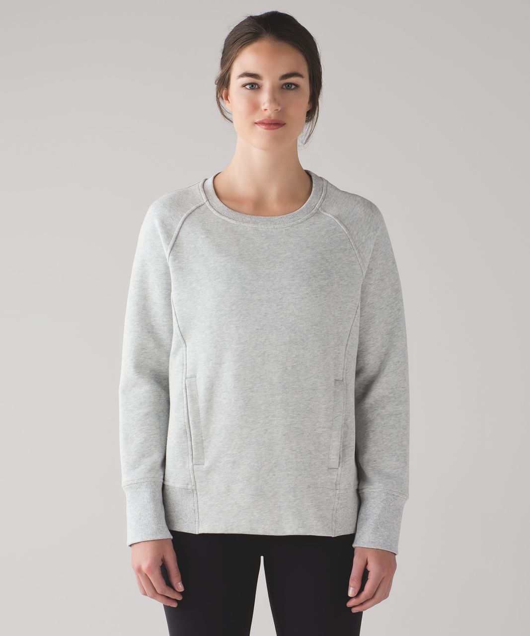 Lululemon Back To It Crew - Heathered Vapor