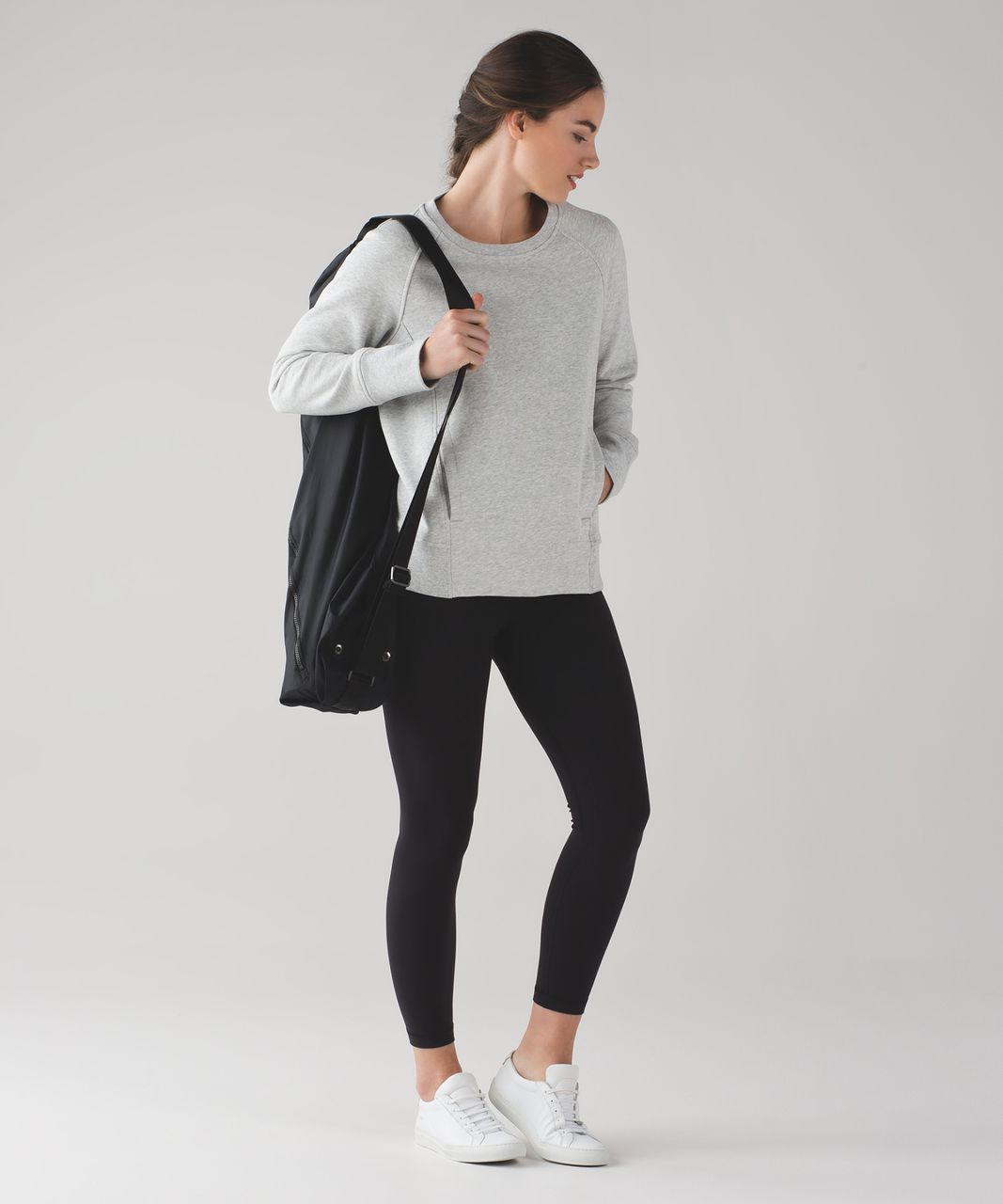 Lululemon Soft Jersey Tapered Pants - Heathered Vapor/heathered