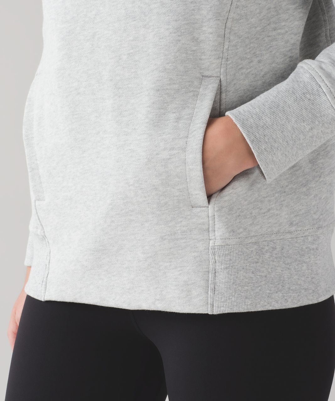 Lululemon Back To It Crew - Heathered Vapor