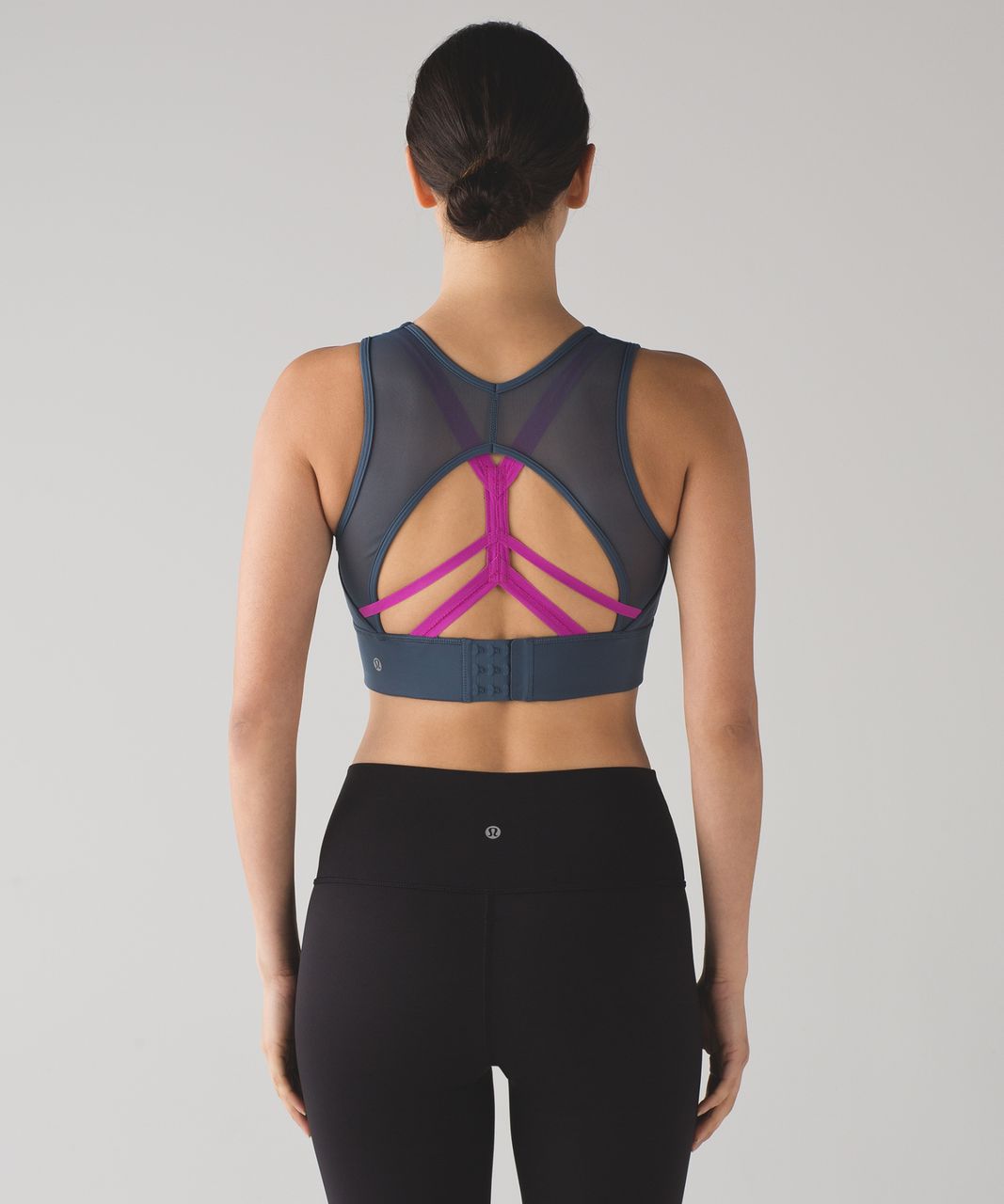 Lululemon Rising Salutation Bra - Astro Blue / Polar Pink