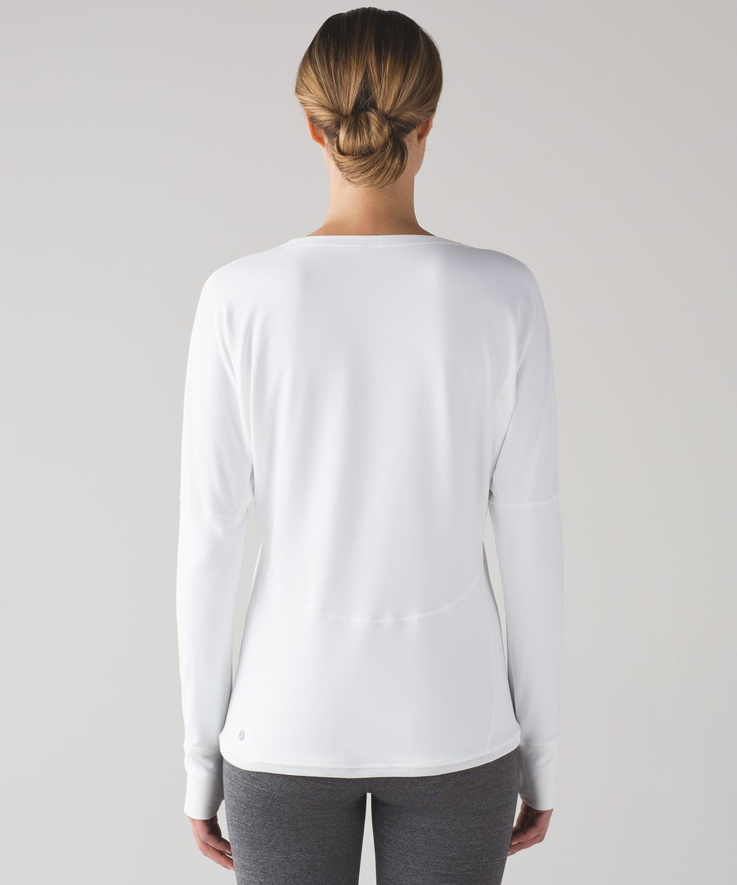 Lululemon Gear Up Long Sleeve - White - lulu fanatics