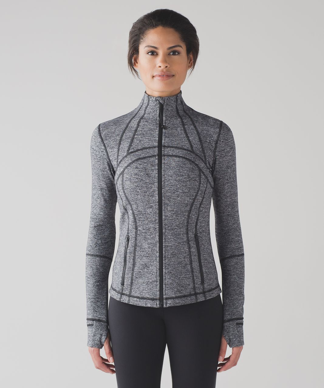 lululemon define jacket heathered black