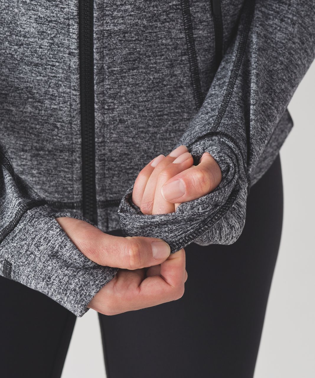 Lululemon Define Jacket - Heathered Herringbone Heathered Black Black  (First Release) - lulu fanatics