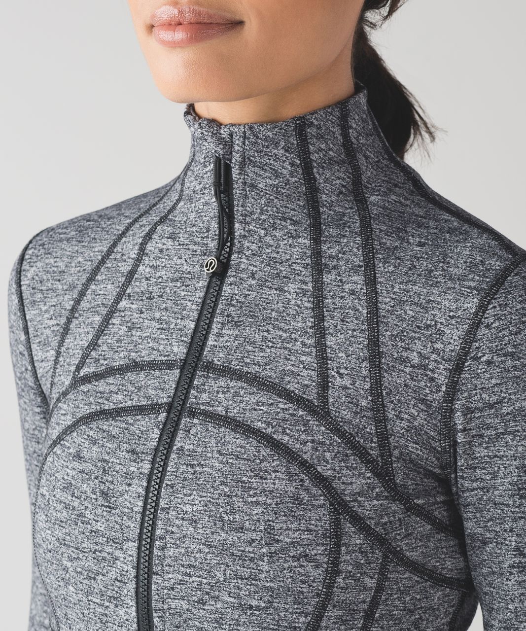 Lululemon Define Jacket - Giant Herringbone Black Heathered Black / Black -  lulu fanatics