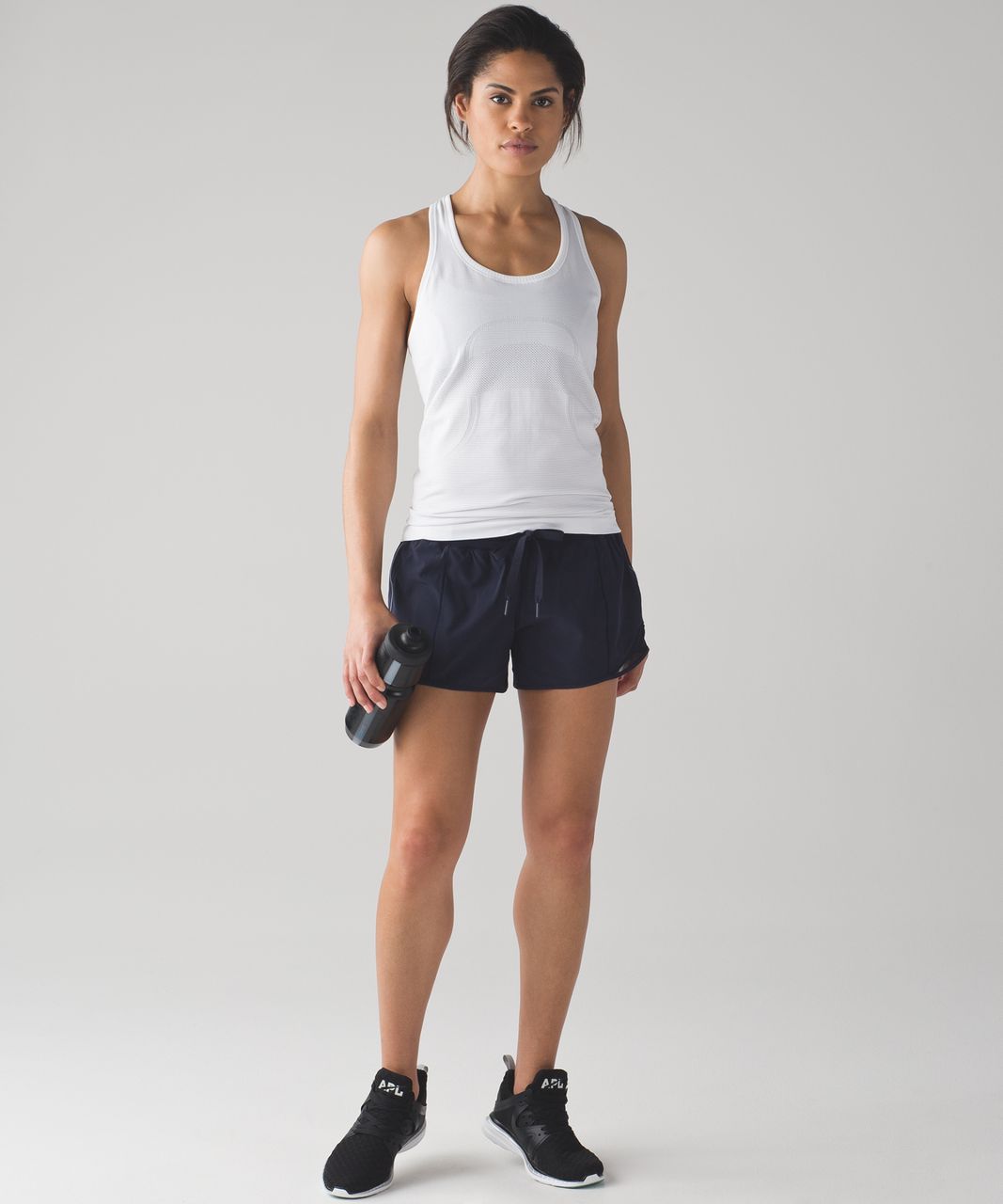 Lululemon Hotty Hot Short (Long 4") - Midnight Navy