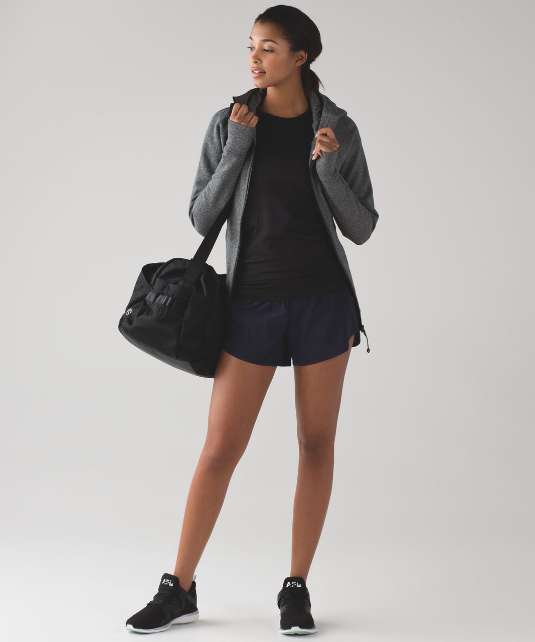 Lululemon Tracker Short IV (4-way Stretch 4") - Midnight Navy