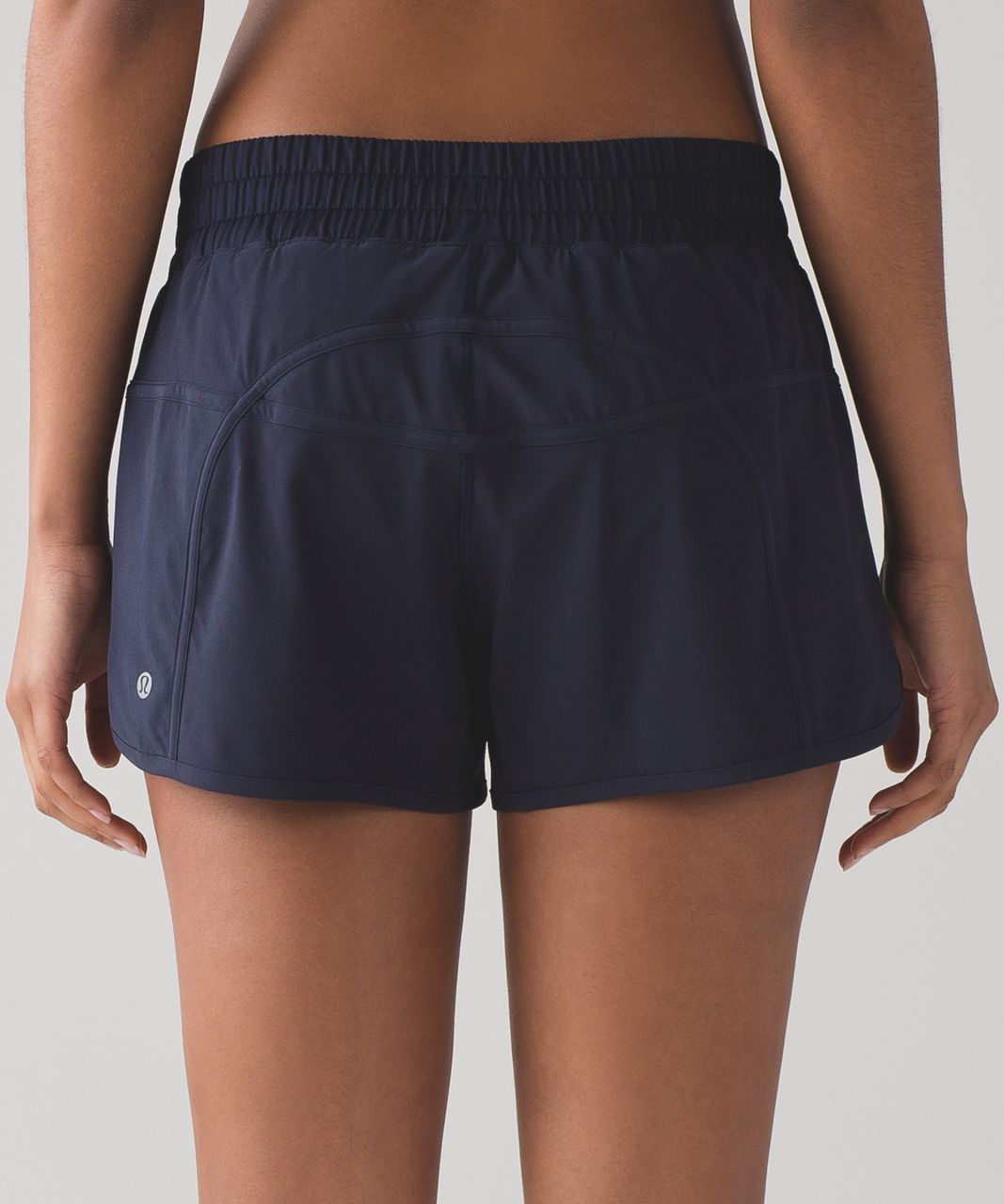 navy lululemon shorts