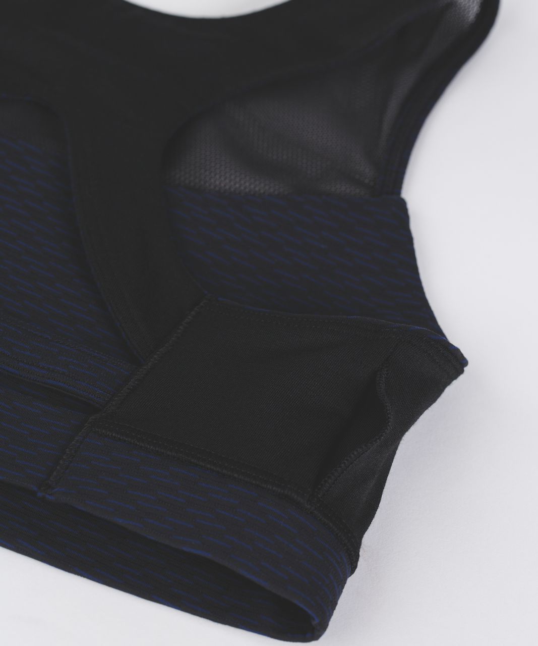 Lululemon Gear Up Bra - Score Jacquard Black Hero Blue / Black