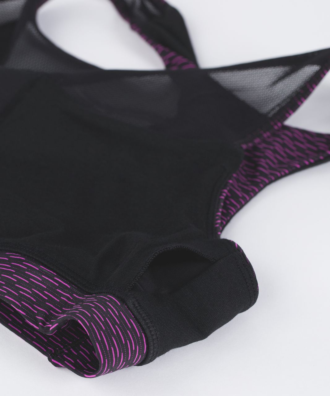 Lululemon Gear Up Bra - Score Jacquard Black Polar Pink / Black