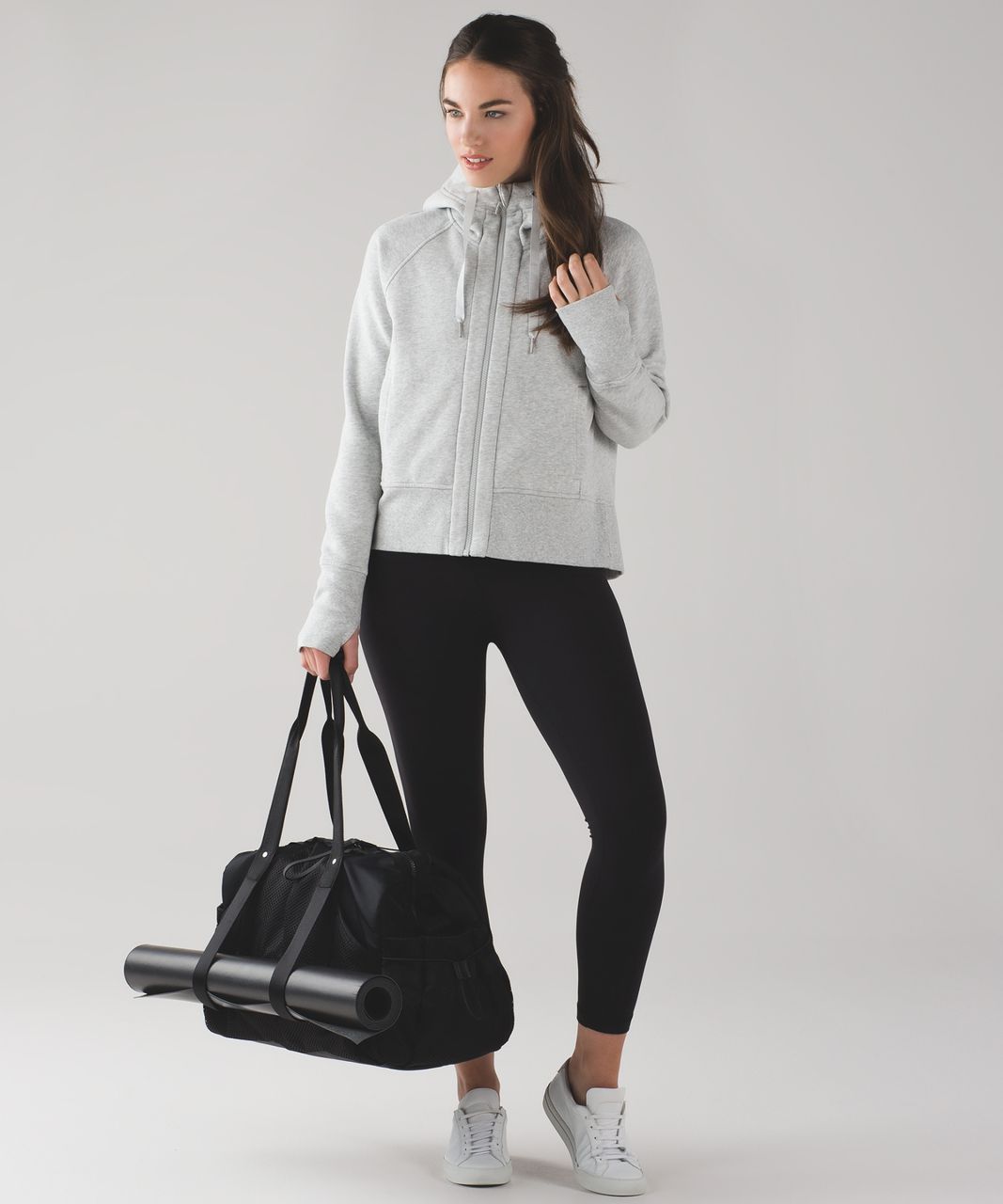 Lululemon Back To It Hoodie - Heathered Vapor