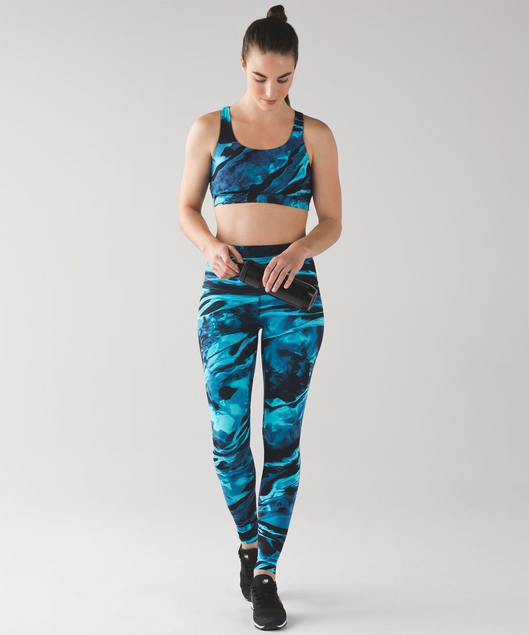 Lululemon Wunder Under Pant (Hi-Rise) (Engineered Print Nulux) - Flux Wunder Under 50g Multi Black