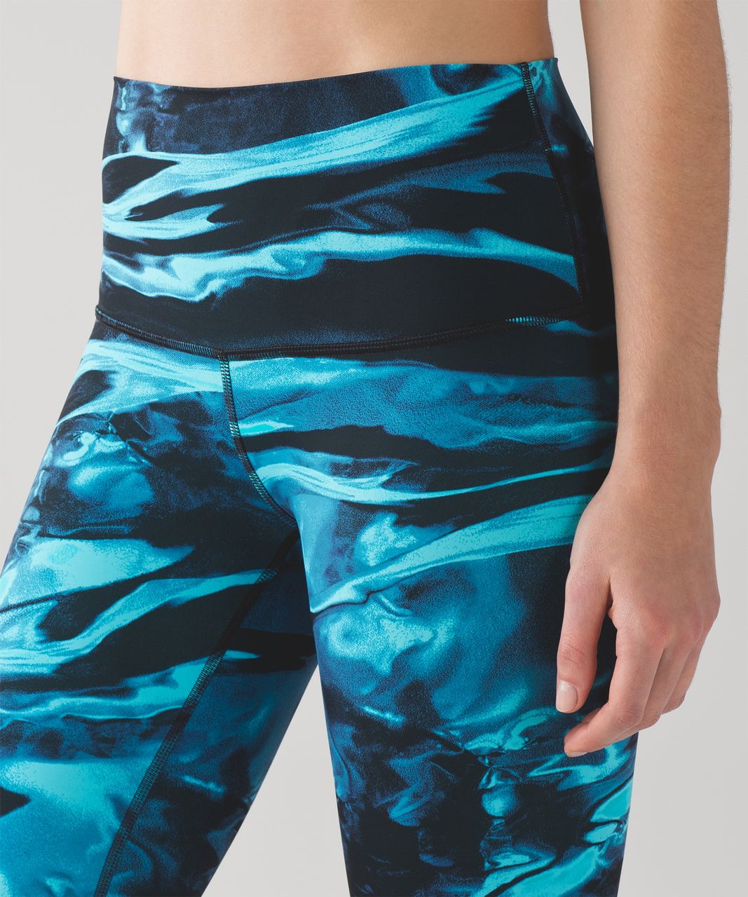 Lululemon Wunder Under Pant (Hi-Rise) (Engineered Print Nulux) - Flux Wunder Under 50g Multi Black