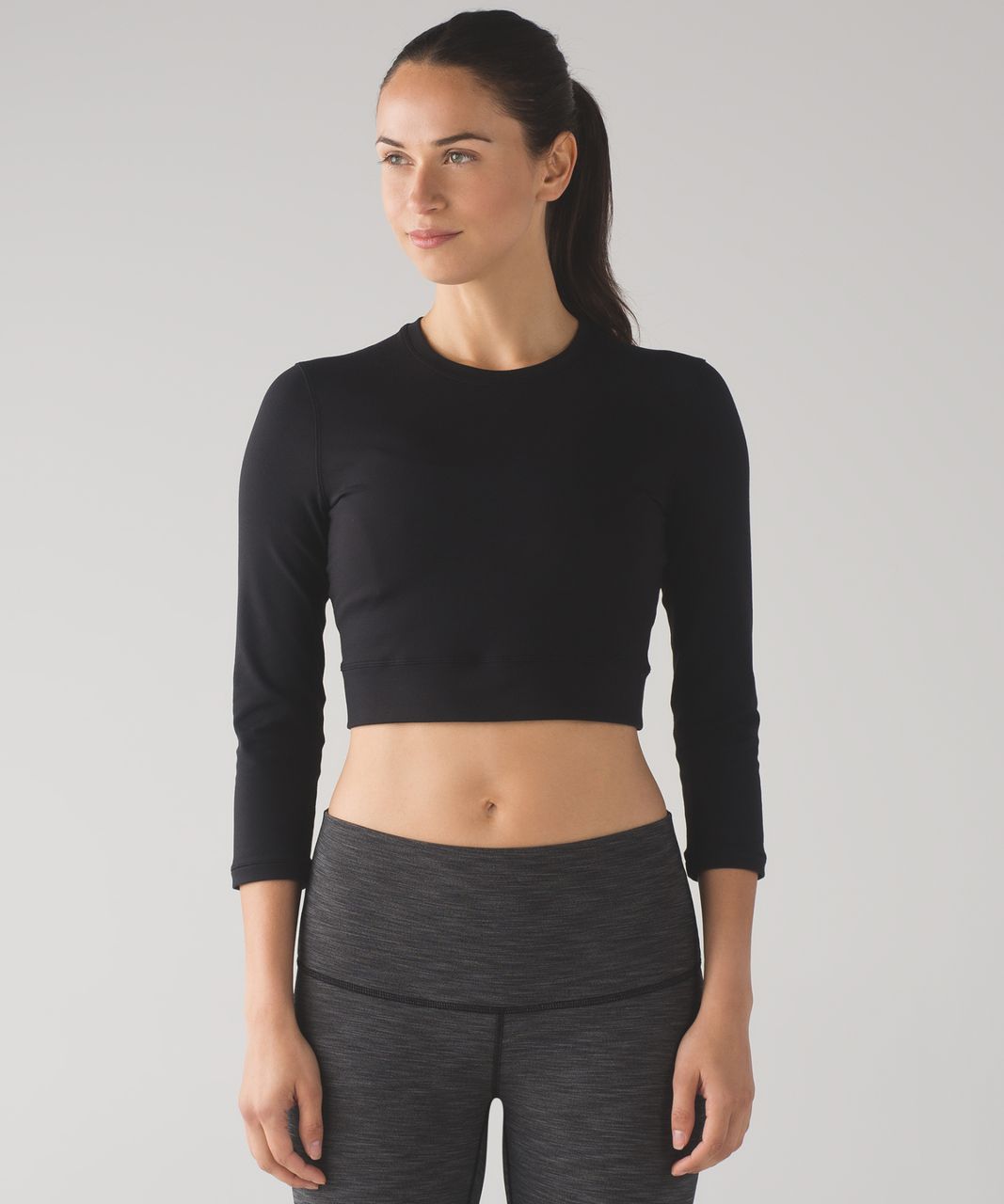 Lululemon Short Stop Long Sleeve - Black - lulu fanatics