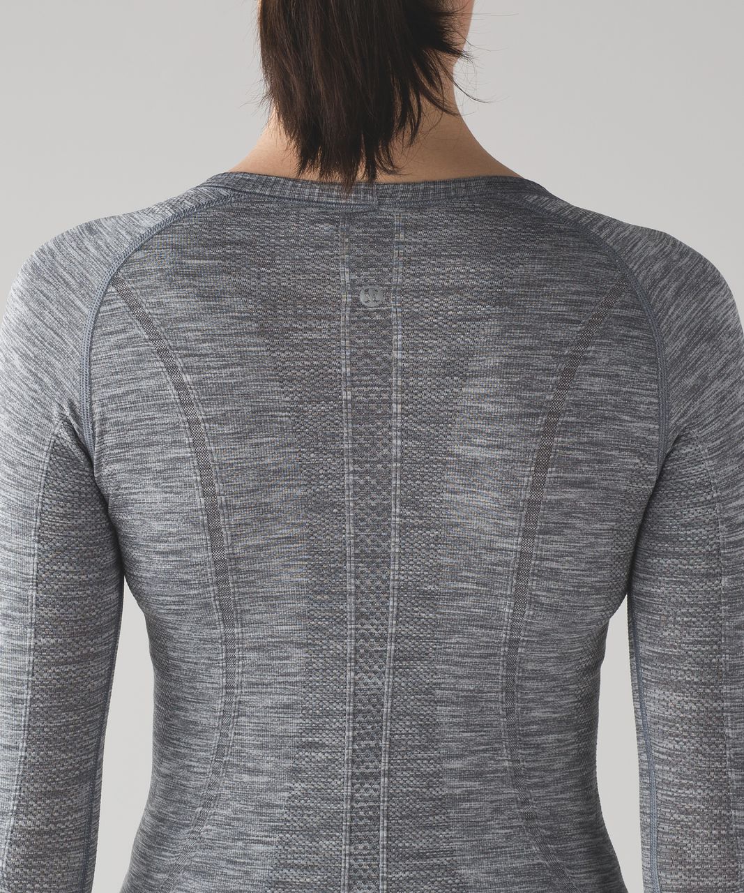 Lululemon Swiftly Relaxed Long Sleeve - Slate / White - lulu fanatics