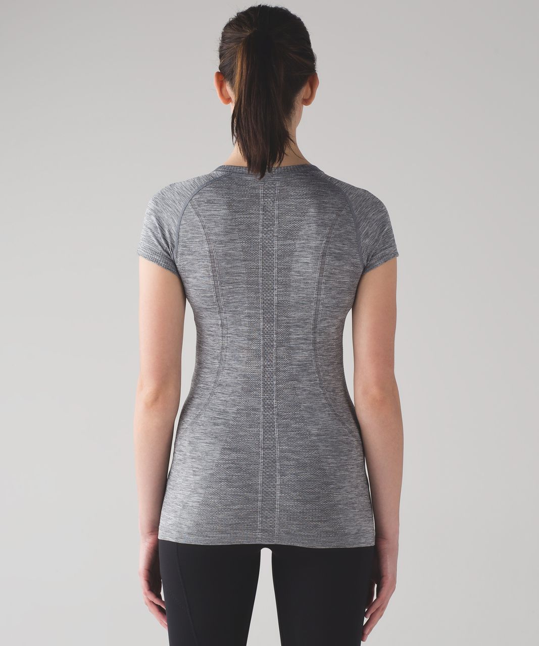 Lululemon Swiftly Tech Short Sleeve Crew - Slate / White